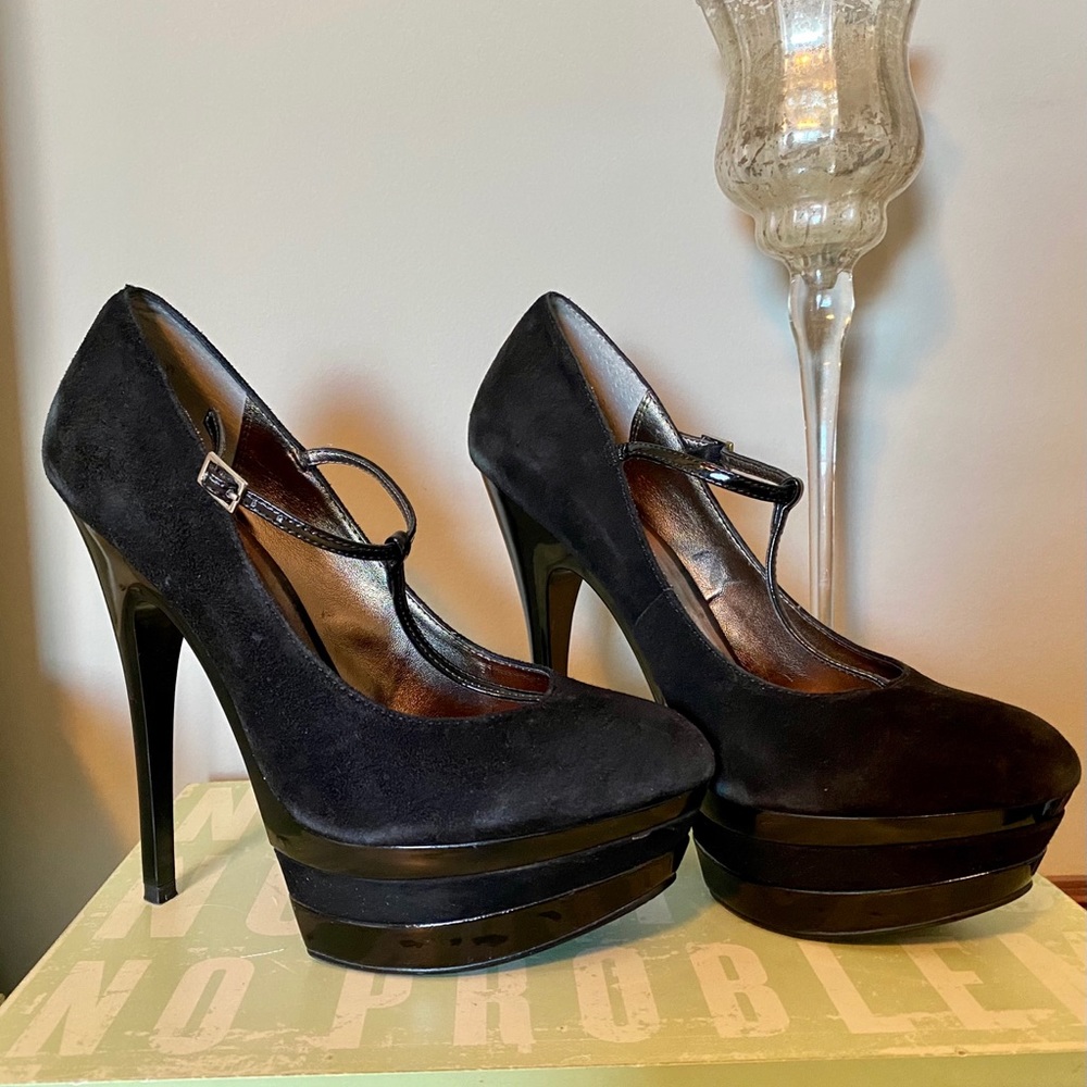 T-front Platform Stilettos - Picture 8 of 8